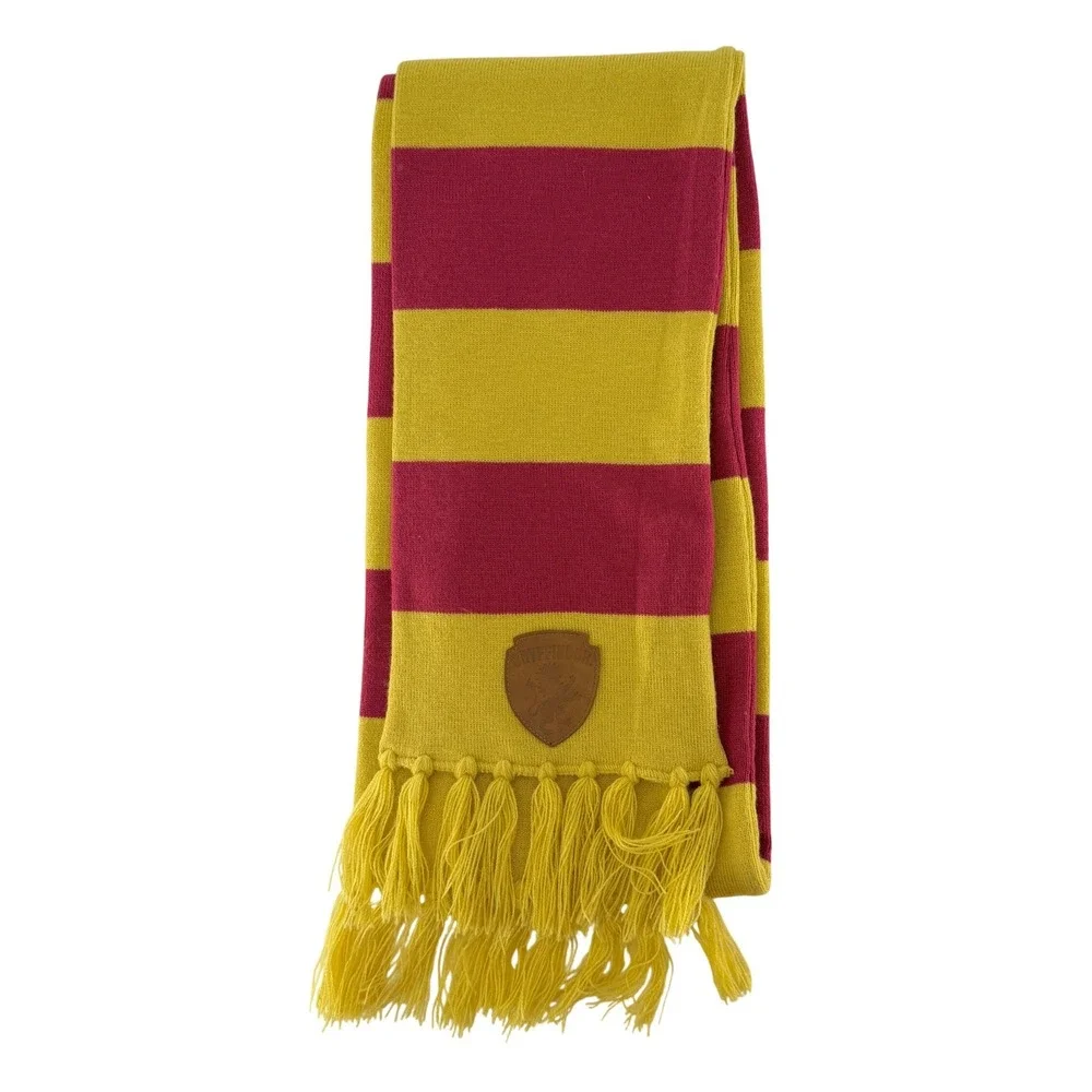 Harry Potter Gryffindor Scarf Striped Knit‎ Tassel Emblem